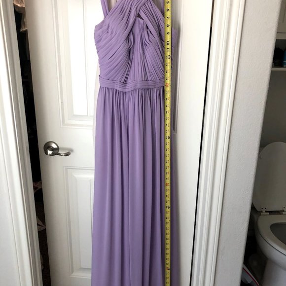 Watters & Watters Lavender/Lilac Long Dress size 2 - Picture 8 of 9